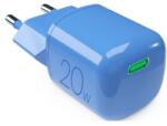 PURO - Töltőadapter MiniPro USB-C, GaN, 20W, blue lagon