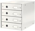 Leitz Suport cu sertare, carton, cu 4 sertare, alb, LEITZ Click & Store WOW (LZ60490001)