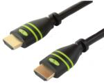TECHLY HDMI kábel, 5 méter, high speed, Ethernet, prémium, fekete