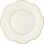 LE COQ PORCELAINE LE COQ Anemone Farfurie plată, ø: 150 mm, alb, margine de aur
