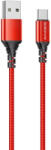 BOROFONE Bx54 Ultra Bright Usb Type-c Kábel 1 Méter Piros
