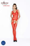 Passion BS038 - cikk-cakk mintás necc szett (piros) - S-L (5908305929772) - pleasure4you
