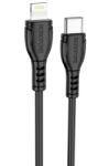 BOROFONE Bx51 Triumph Type-c/lightning Kábel 1 Méter Fekete