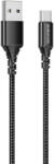 BOROFONE Bx54 Ultra Bright Usb Type-c Kábel 1 Méter Fekete