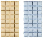 PartyDeco S. r. o Fólia lufi bézs-világos kék, 55 X 110 cm