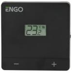 ENGO Termostat de camera ENGO EASY - 24 cu fir, negru, 24V