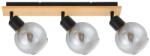 Italux Plafoniera Barel Negru si bej 3xE27 (SPL-67535-3-BK-WO)