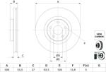 Bosch Disc frana BOSCH 0 986 479 H51 (0 986 479 H51) - automobilus