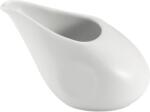 LE COQ Porcelaine LE COQ Abyssos Szószos tál, hossza: 105 mm, szélessége: 61 mm, fehér, kék, matt