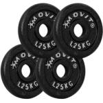 MOVIT MOVIT® Súlytárcsa készlet 4 x 1, 25 kg öntöttvas (20040690) - kokiskashop Súlytárcsa