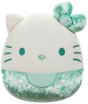 Jazwares Squishmallows, Hello Kitty, jucarie de plus, editie speciala, velvet verde, 20 cm