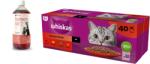 Whiskas WHISKAS Adult tasak 40 x 85 g Classic Meals - nedves eledel felnőtt macskáknak, mártással (marhahús, csirke, bárány, baromfi) + Lab-V Lazacolaj 100% Kutyáknak és macskáknak minden korosztály számára 1