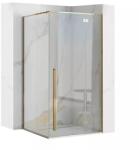 Rea Cabina de dus dreptunghiulara Rea Fargo cu usa batanta 120x90 auriu (REA-K6614)