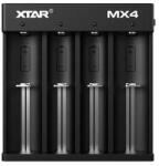 Xtar MX4 Mini Mixer négycsatornás 3.7V 18650 21700 20700 Lithium-Ion 1.5V AA/AAA Li-Ion 1.2V Ni-Mh 3.2V LiFePO4 USB-C töltő/adapter (XTARMX4)