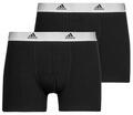 adidas Boxerek ACTIVE FLEX COTTON Pack de 2 Fekete EU XL