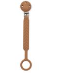 NEW BABY Clips din silicon pentru suzete New Baby albastru