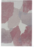  LILA Rosa, mályva, szürke és bézs, geometriai mintás szőnyeg szennytaszító bevonattal 200x300 cm