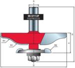 Freud 99-FR Pro felsőmaró plattolómaró D: 89x25; H: 75; A: 12; R1: 30; R2: 6; Z: 2 (99-57112)