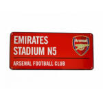  Arsenal FC utcanévtábla (piros)- eredeti, hivatalos klubtermék - drukkerbolt