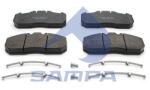 SAMPA set placute frana, frana disc SAMPA 096.611 (096.611)