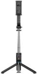 DEVIA C10 szelfibot (univerzális, tripod állvány, állítható, bluetooth távkioldó, 96cm, 4.7-7" méret) FEKETE (ES075)