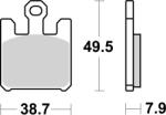 BREMBO set placute frana, frana disc BREMBO PRIME - Sinter - SA 07SU26SA (07SU26SA)