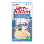 Inaba Foods Churu Recompensa Cremoasa Kitten cu Ton, 4 x 14 g