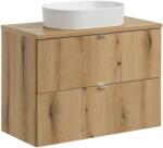 Comad Set dulap Comad Nova Oak NOVA OAK A 82-80-2S, lavoar Comad Beyond BEYOND 5 WHITE ( E-6564 ), NOVA OAK A 89-80 (SETNOABOAK80CMSUNBEYOND5WH)