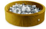  Sárga arany velvet labdamedence 110x30cm