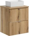 Comad Készlet szekrény Comad Nova Oak NOVA OAK A 82-50-2S, mosdótál Comad Gaja UN-GAJA35-SW 78570A(35), NOVA OAK A 89-50
