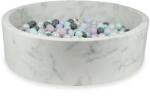  Márvány mintás velvet labdamedence 130x40 cm