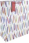 Eurowrap ajándéktasak (33x45, 5x15 cm) színes gyertyás (5) (35453-1WC)