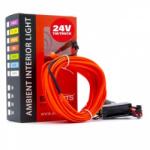  Fir neon 24V -5M lumina ambientala Rosie (EPAL5M 5M RED)