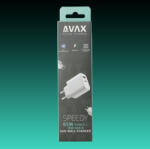 AVAX CH360 SPEEDY 65W GaN töltő USB-C (PD3.0)+USB A (QC), fehér (CH360)