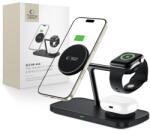  Vezeték Nélküli Töltő Tech-protect Qi15w-a45 3in1 Magnetic Magsafe Wireless Charger Black