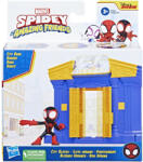 Spider-Man Spidey Prietenii Extraordinari City Bloks Set De Constructie Banca (F6688_F8362) Figurina