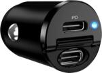 SBS Puro PD KFZ-L Hálózati Gyorstöltő Adapter 30W - Fekete (FCMCHUSBCC30WBLK)