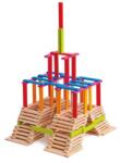 Woodyland Jucarie din lemn - Caramizi colorate Emma (200 piese) (95004) - ookee