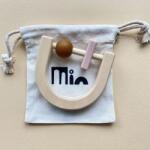 Minmimcph Jucarie din lemn dentitie - Curios (TC3)