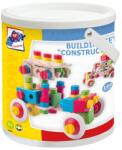 Woodyland Jucarie din lemn - Set de constructie la galeata (144 piese) (90895) - ookee