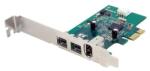 StarTech StarTech. com PEX1394B3 csatlakozókártya/illesztő Belső Firewire 800 / 400 (PEX1394B3)
