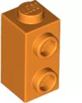 LEGO® 32952c4 - LEGO narancssárga kocka 1 x 1 x 1 2/3 méretű 1 oldalán 2 bütyökkel (32952c4)