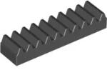 LEGO® 3743c11 - LEGO fekete technic kocka 1 x 4 méretű fogasléc (3743c11)