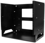 StarTech StarTech. com WALLSHELF8U állvány 8U Falra szerelhető állvány Fekete (WALLSHELF8U)