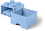  LEGO® Világoskék fiókos tároló doboz, 4 bütyökkel (40051736)