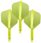 Target Dart nyíl Target K-Flex Neon No. 6 Short 3 db Szín: fluoreszkáló narancssárga