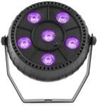 Thunder Germany Thunder LUVB-PAR6 (6x1W) UV LED PAR + TÁVIRÁNYÍTÓ + AKKUMULÁTOR (650512)