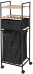  Cos mobil pentru rufe cu rafturi si sertar GARMENT 38x105 cm
