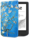 Tech-Protect PocketBook Verse / Verse Pro Tok - Tech-Protect SmartCase - Kék Virágos (WR-172158)