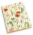 Kartos Summer Flowers A6 arany élfestett beíró (1086601) - tintasziget